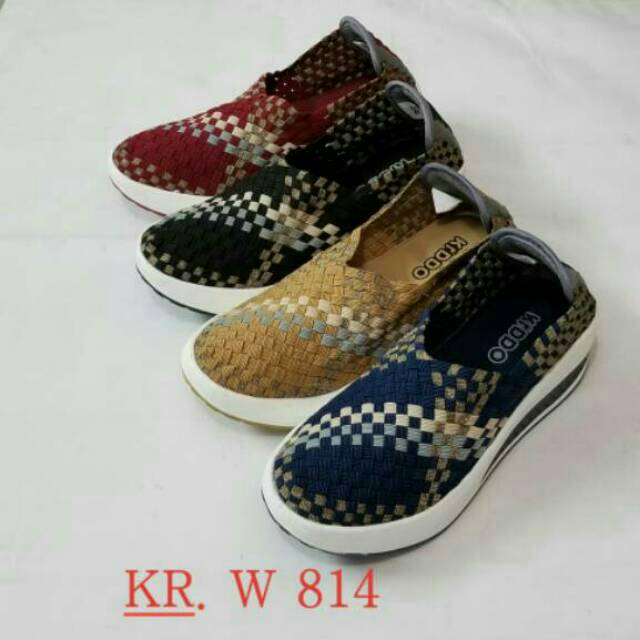 Sepatu Rajut KIDDO W814 WEDGES ORIGINAL