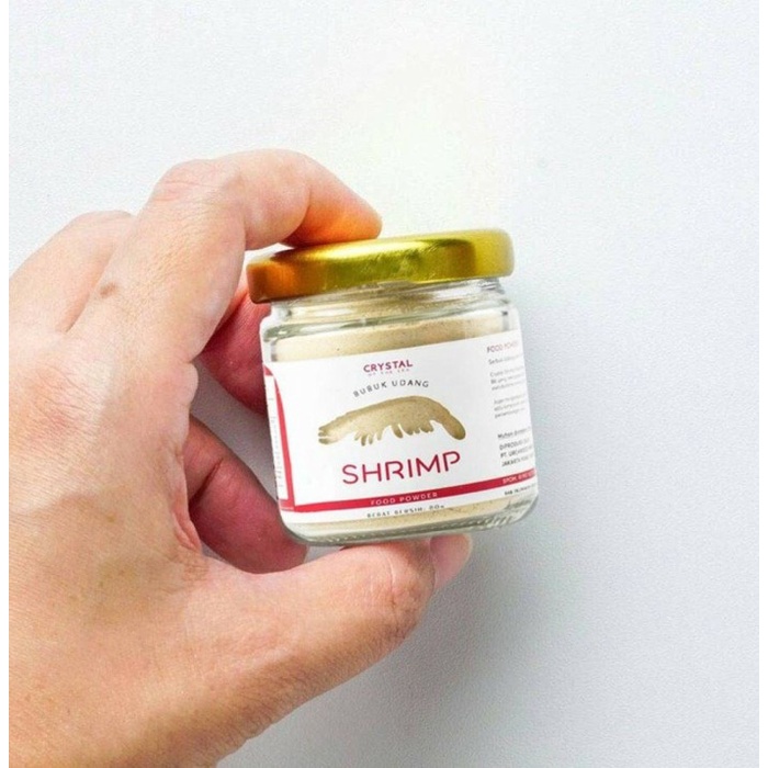 

NEW Crystal Of The Sea White / Brown Anchovy + Shrimp Powder / Bubuk MPASI - Shrimp Powder