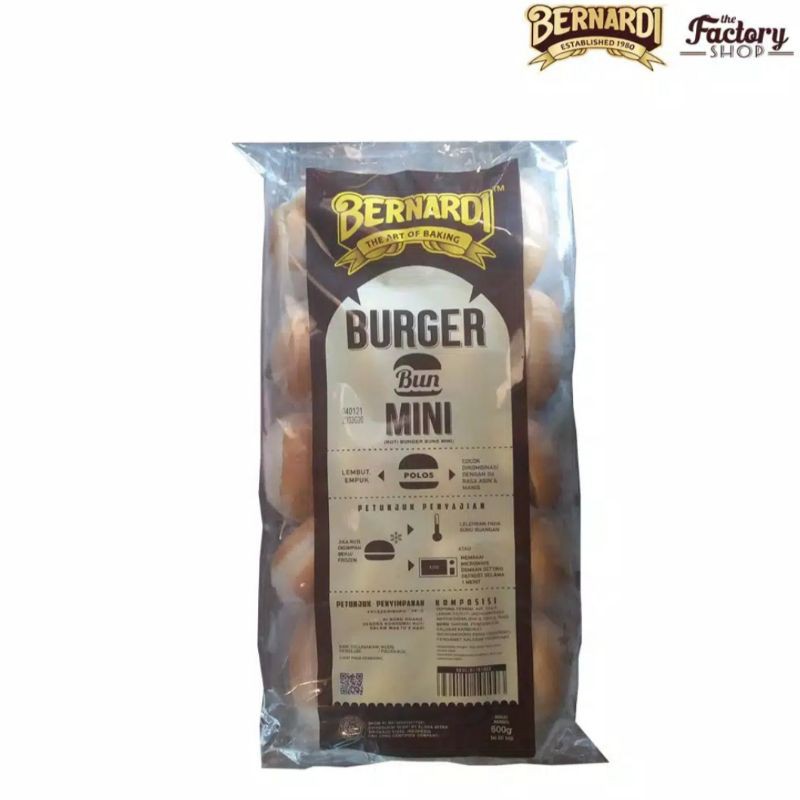 

Roti Burger Mini Bernardi isi 20