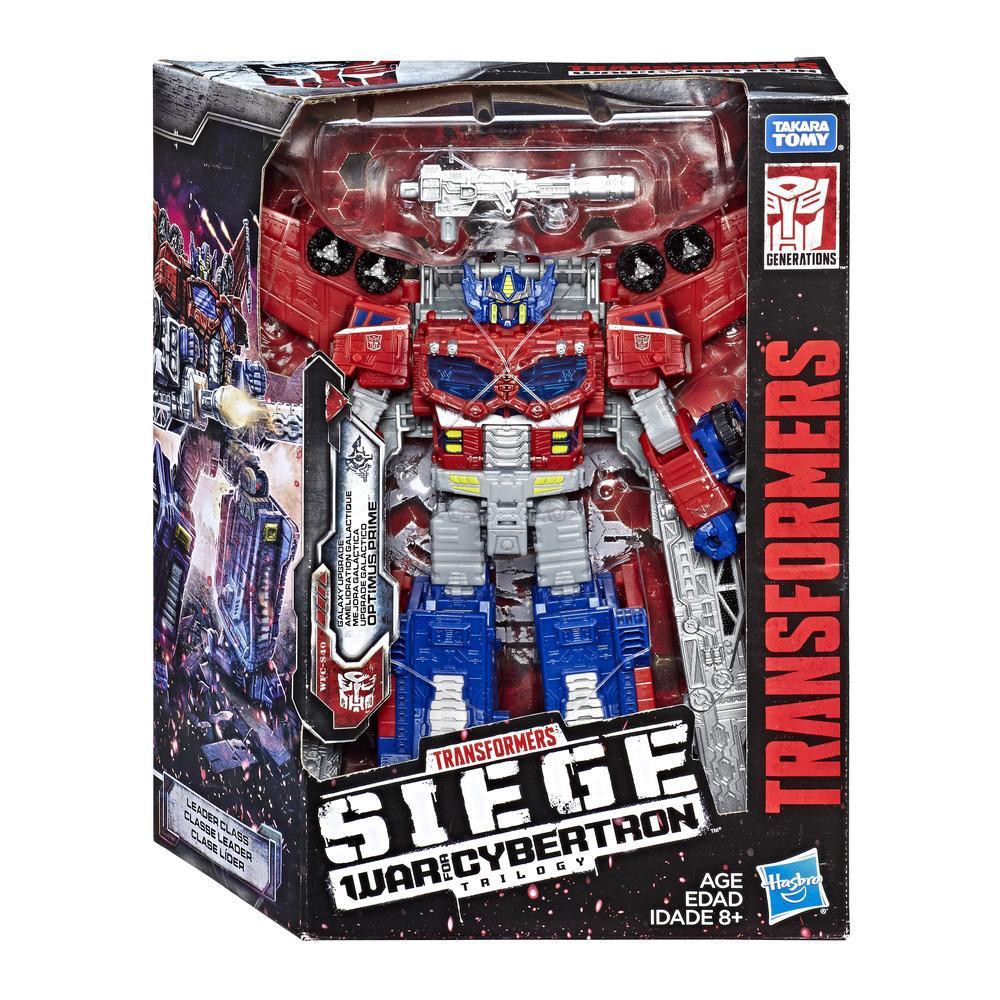 TRANSFORMERS War for Cybertron Siege Leader Galaxy Upgrade Optimus Prime Figure