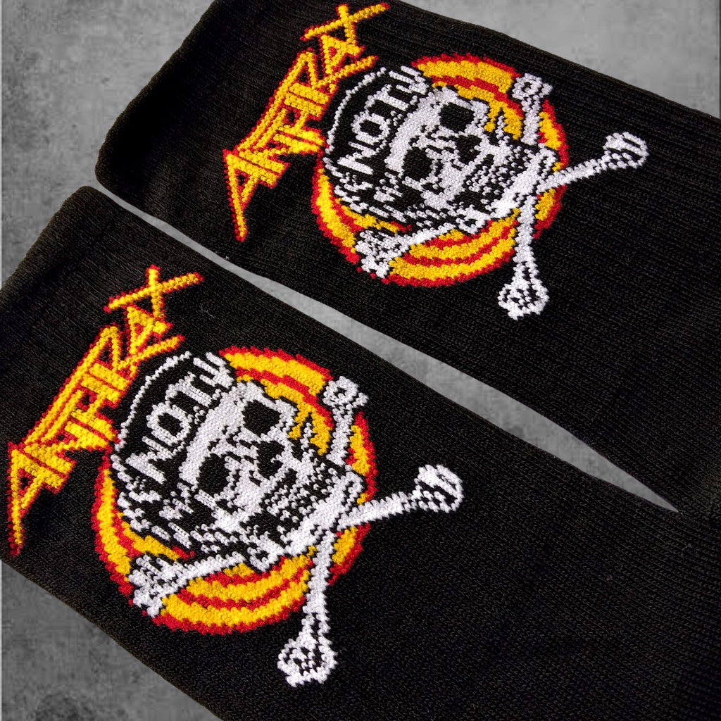 Kaos Kaki Motif Band - Kaos Kaki ANTHRAX - Kaos Kaki Oldschool - Amaterasu Official