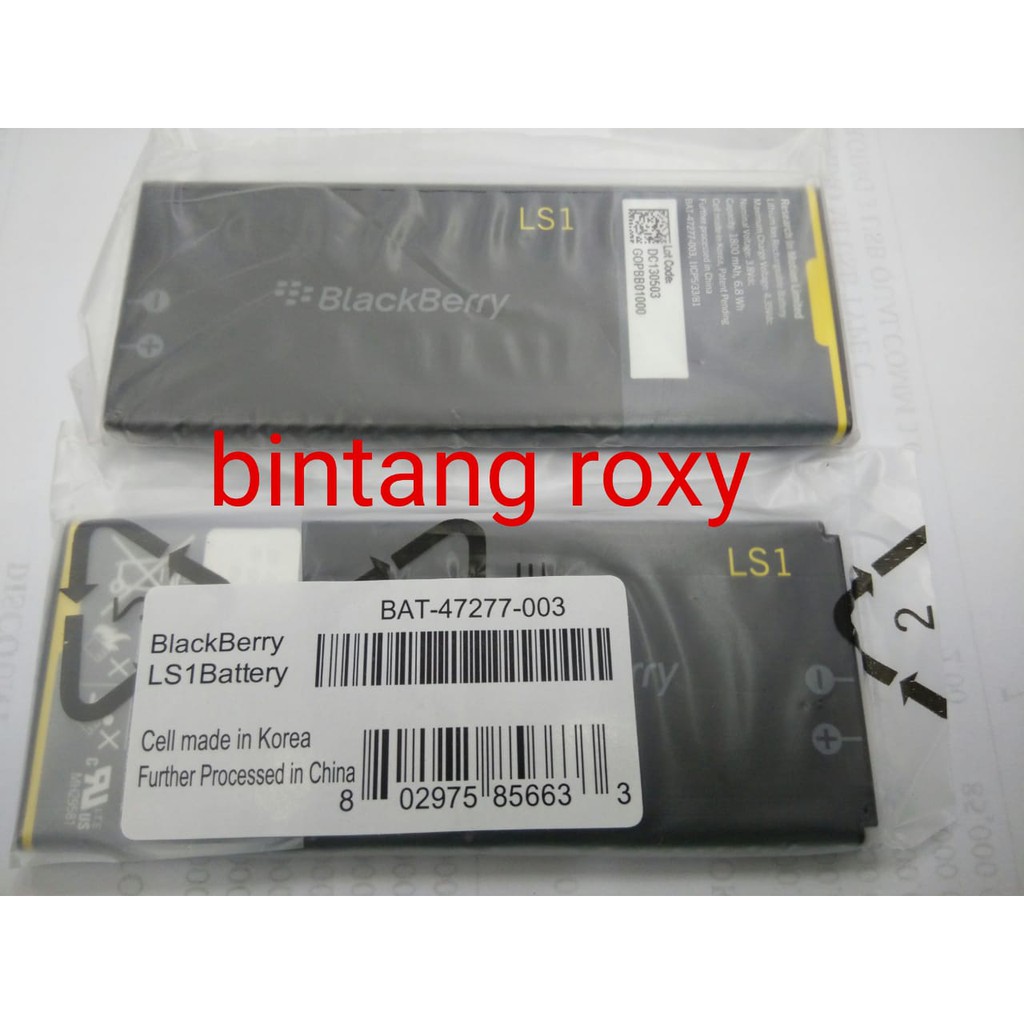 Batre Baterai Battery Bb Z10 1800 Mah Original