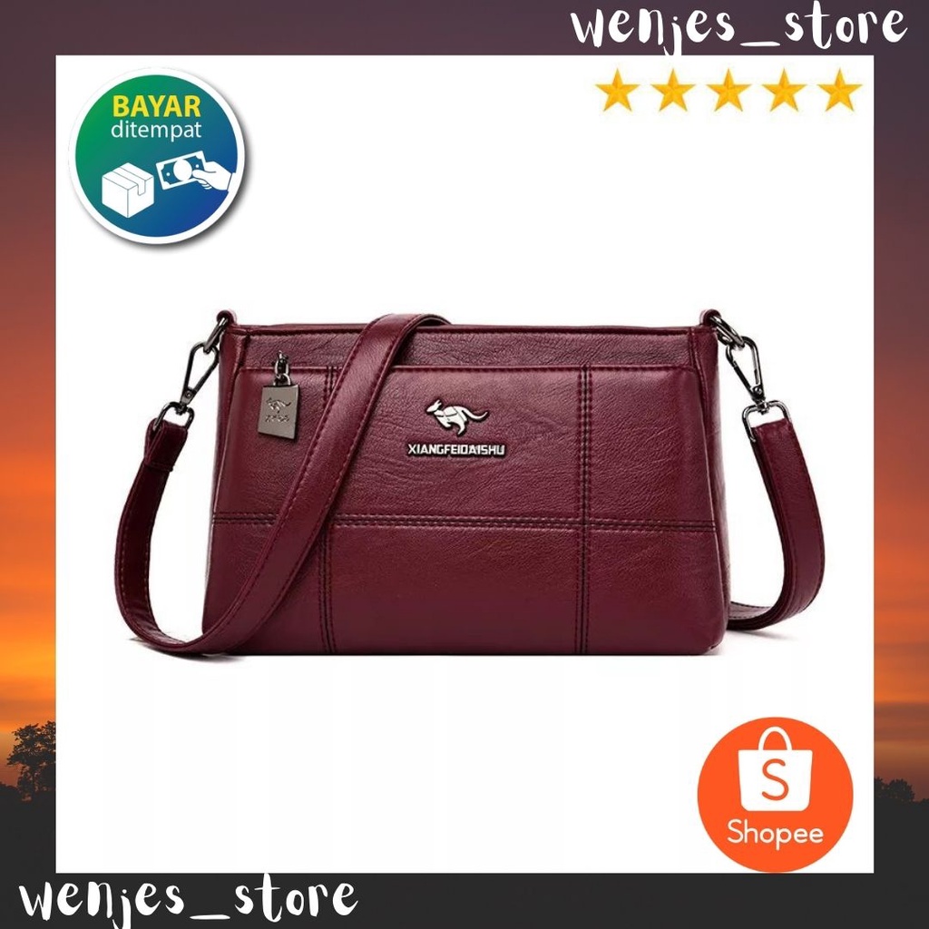 TAS SELEMPANG WANITA TAS SELEMPANG WEEKEND TAS SELEMPANG KANTOR TAS SELEMPANG LEOPARD KAIDEFENIROO