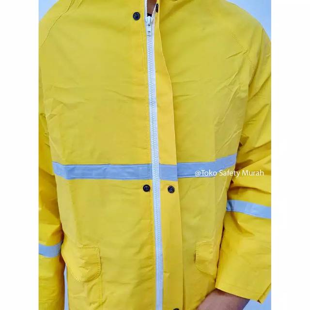 Jas Hujan Setelan Baju Celana SAMUDRA GOSAVE Proyek Raincoat Murah