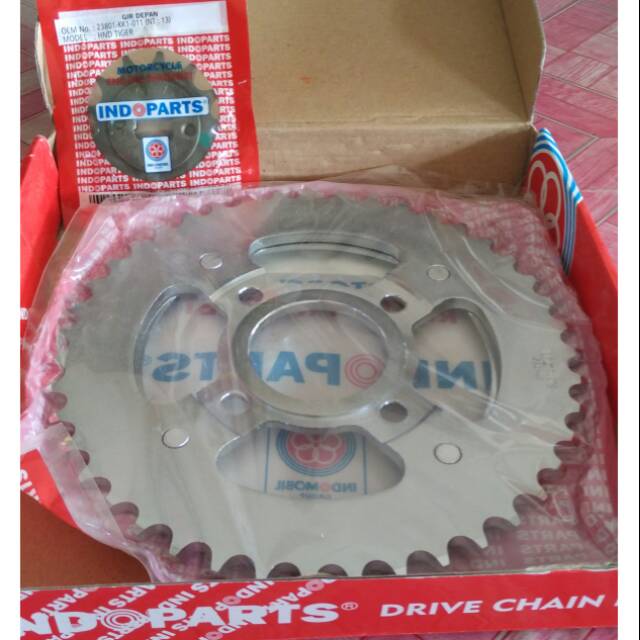 Gir set tiger (rantai,gir depan,gir belakang)