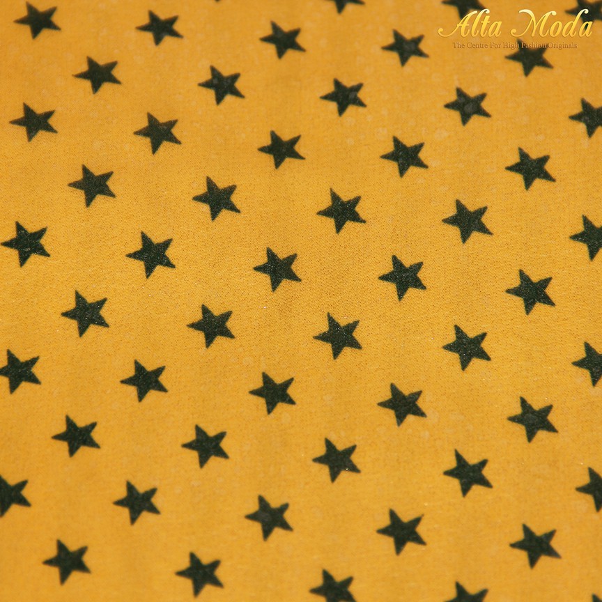 

Alta Moda Shiffon Lurex Kuning Motif Bintang (1M)
