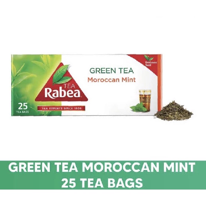 

Rabea Green Tea Moroccan Mint 25 Tea Bags