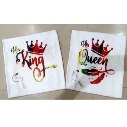 KAOS COUPLE BAJU COUPLE KING QUEEN PREMIUM CATTON COMBED 24s