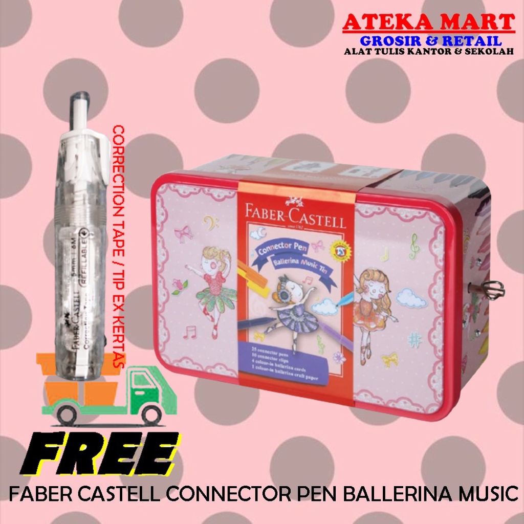 

[SET] FABER CASTELL CONNECTOR PEN BALLERINA MUSIC BOX