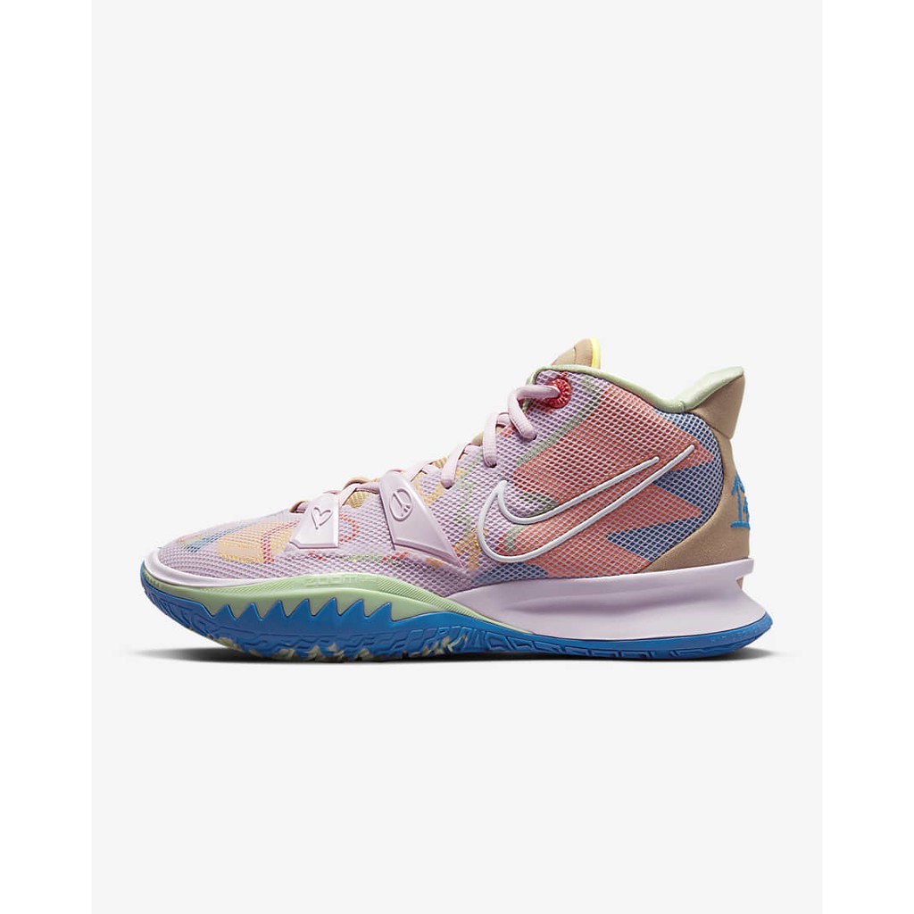 Jual Nike Kyrie 7 Regal Pink Hemp Honeydew White Basketball Original Indonesia