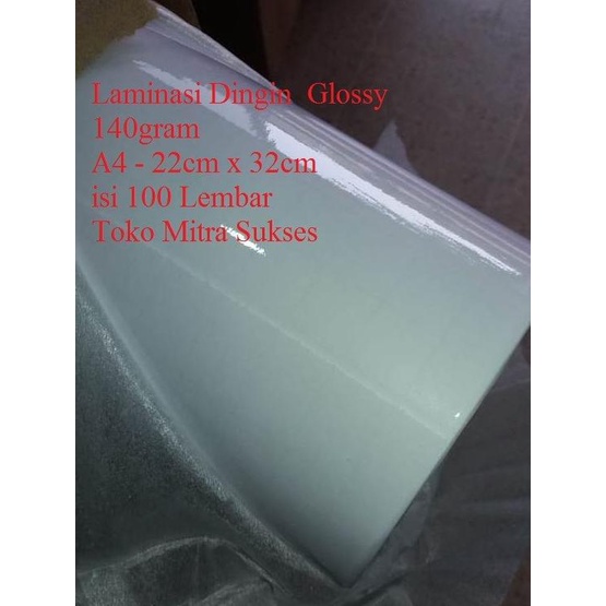 

Laminasi Dingin Glossy A4+