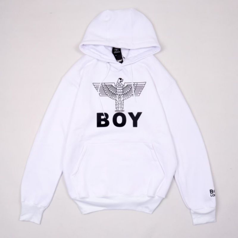 Hoodie Boy London Basic Fulltag Label Pria Wanita