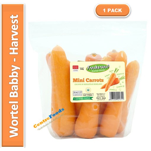 

Wortel Baby | Fresharvest [ Harga Per PACK ]