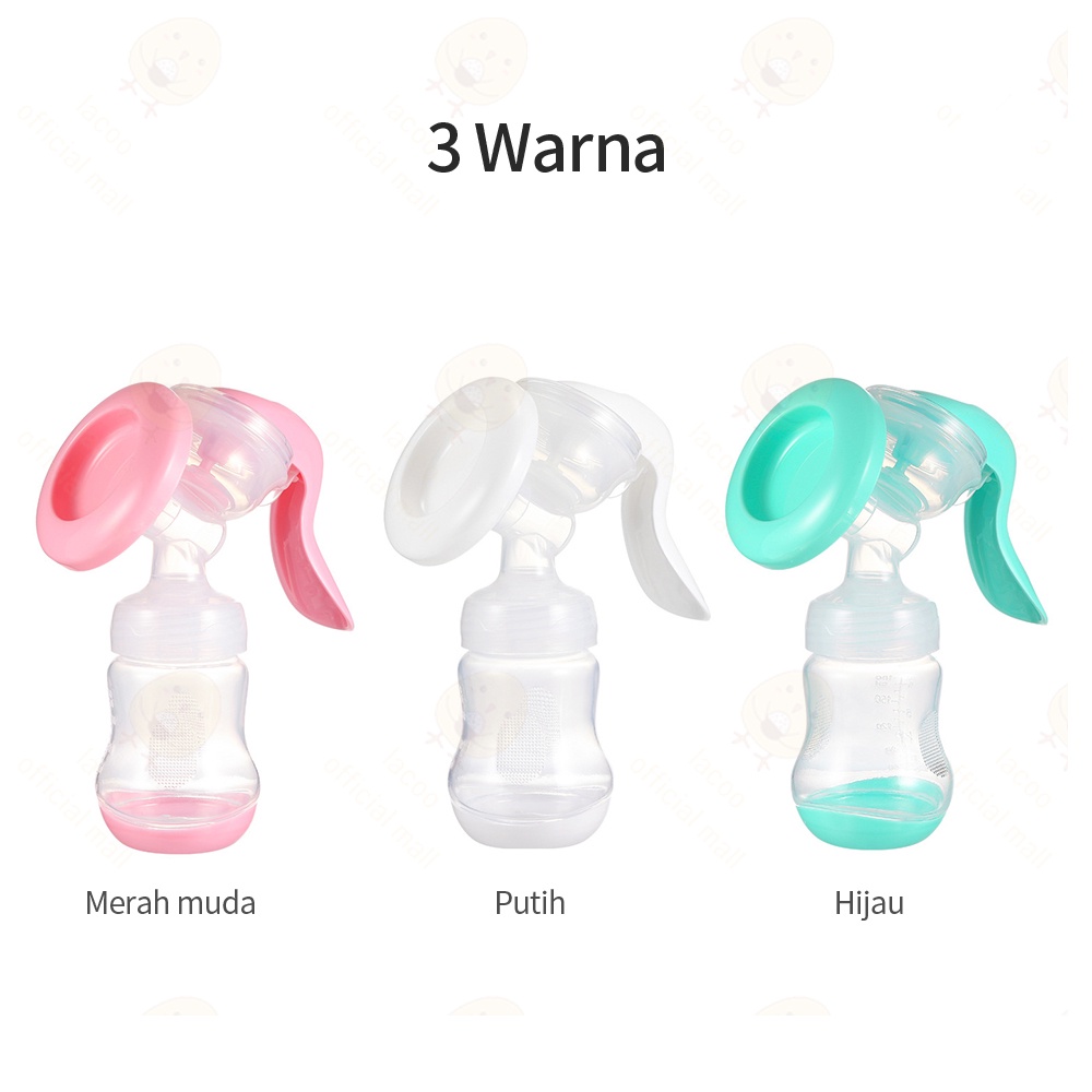 Lacoo Pompa asi manual Single breast pump 180ml BPA Free