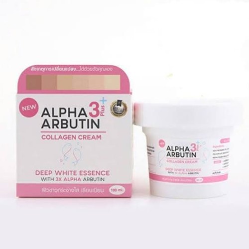 [COD] Krim Pemutih Badan Alpha Arbutin 3Plus Deep Essence Whitening Collagen Cream - BPOM 100% Original