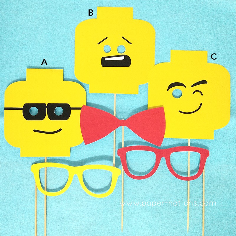 Lego Emoji Masks / Topeng Lego Emoji / Topeng Emoji