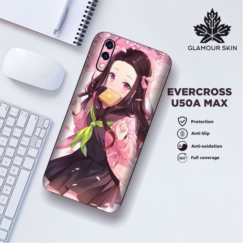 *(Dapat2PCS)* EVERCOSS U50A MAX Garskin Case/Stiker Protector Motif NEZUKO
