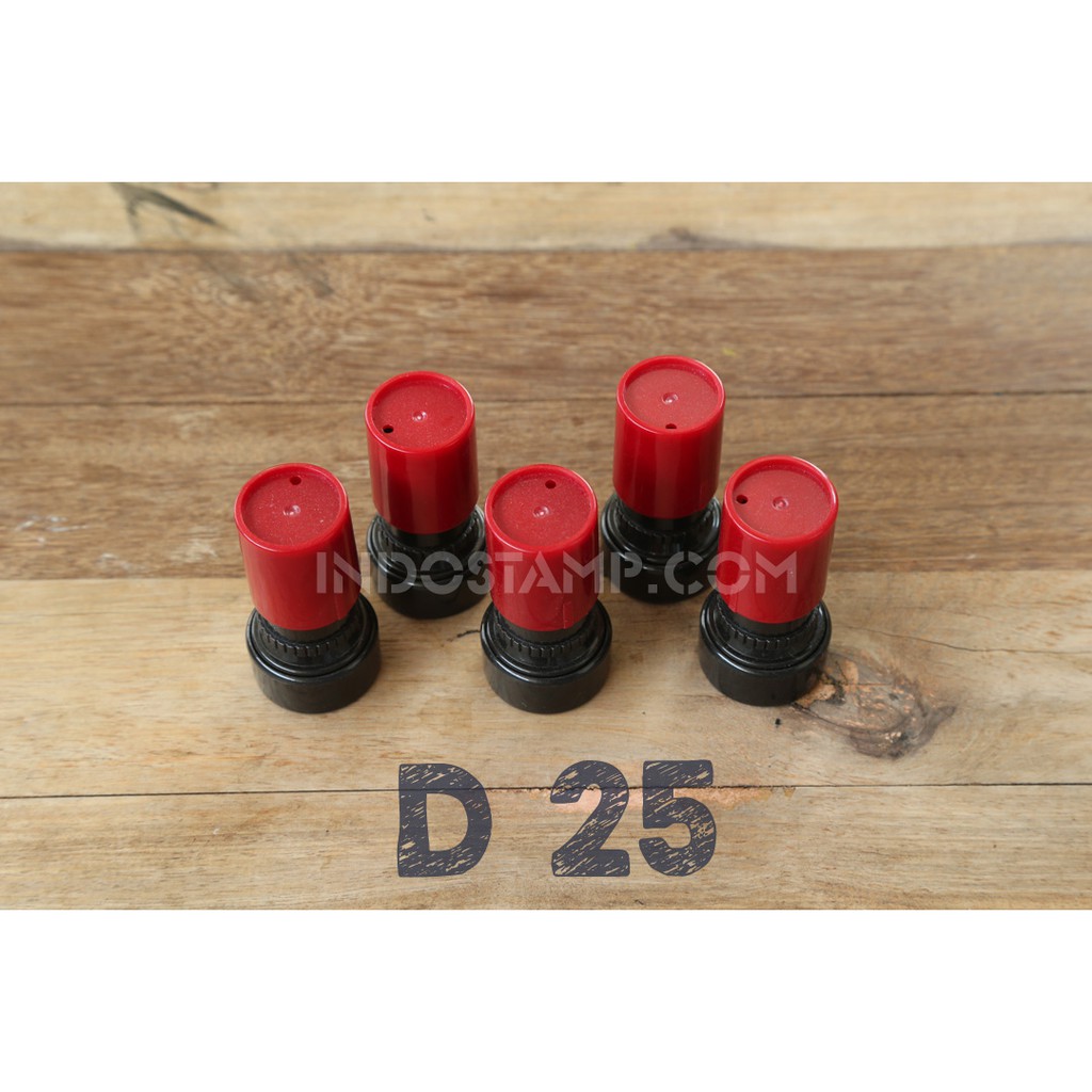 

gagang stempel flash D25 1 kilogram 32 pcs stamp kualitas terbaik indostamp
