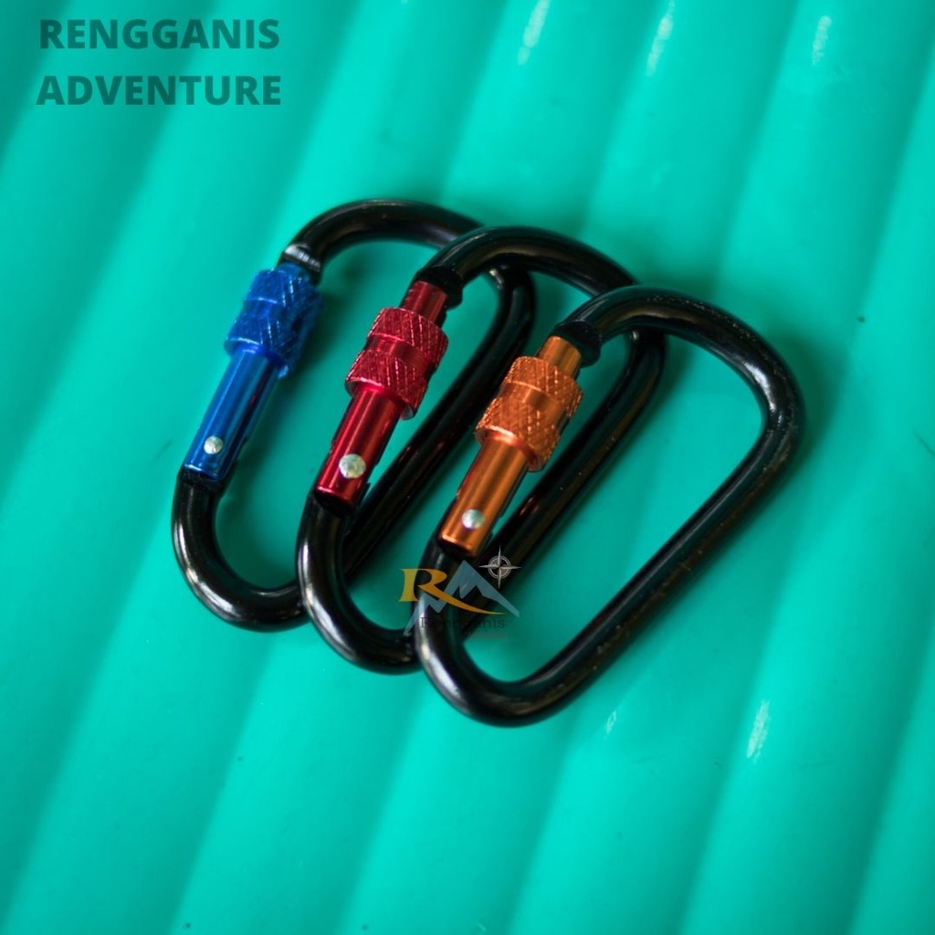 CARABINER BESAR DHAULAGIRI 765 GANTUNGAN KUNCI CARABINNER ULIR OUTDOOR HIKING