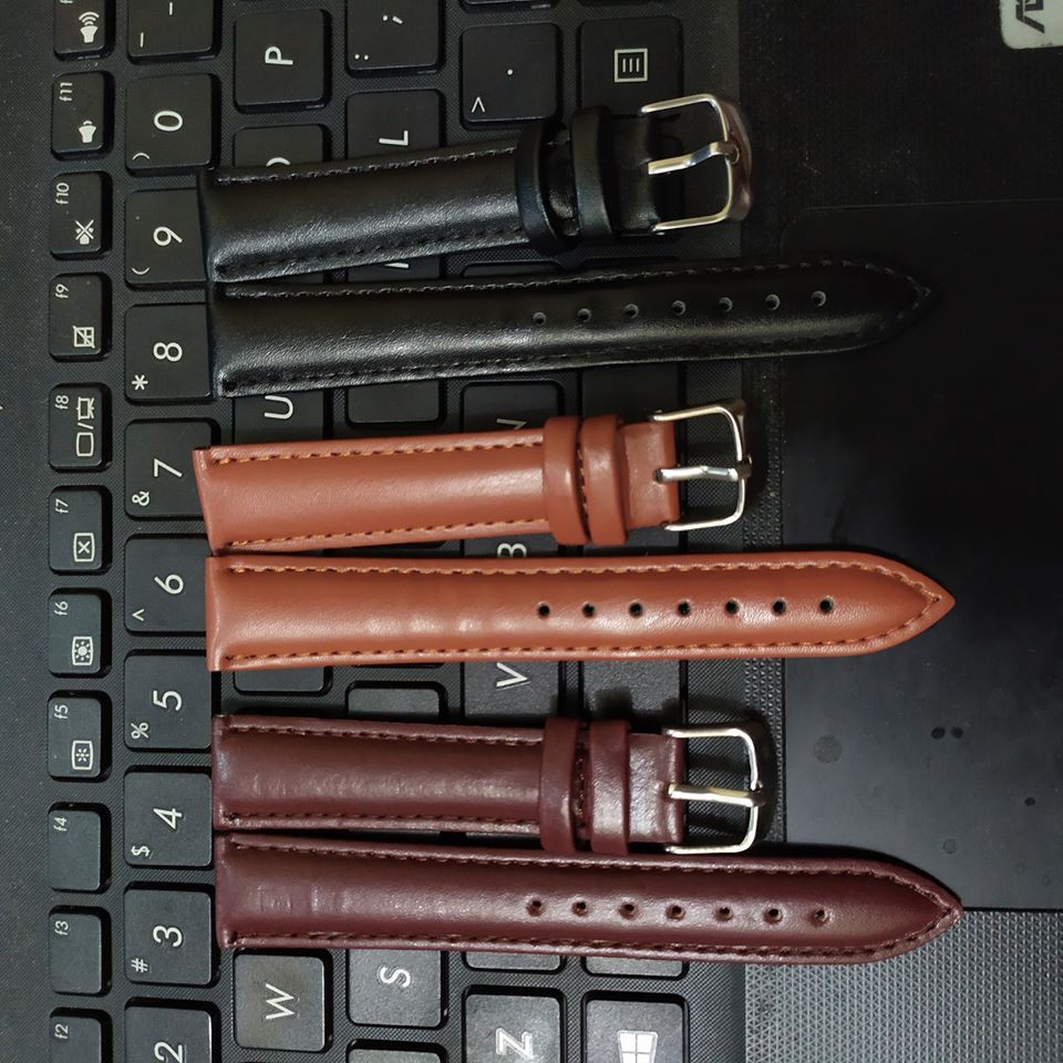 Strap Tali jam Tangan Kulit Murah Berkualitas 18mm 20mm 22mm 24mm.