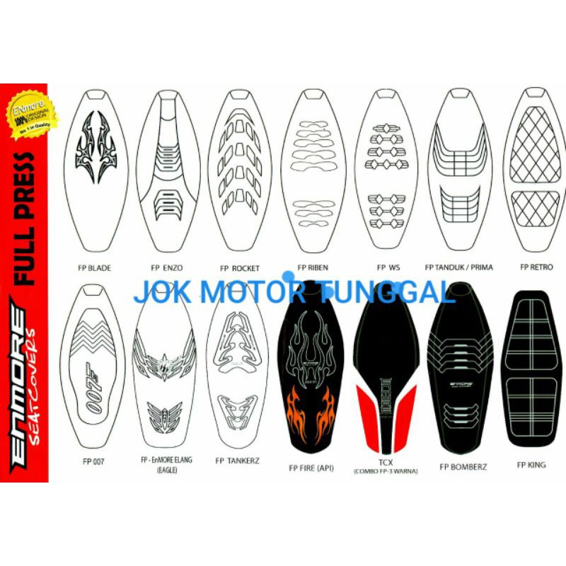Kulit Jok Motor Press Enmore