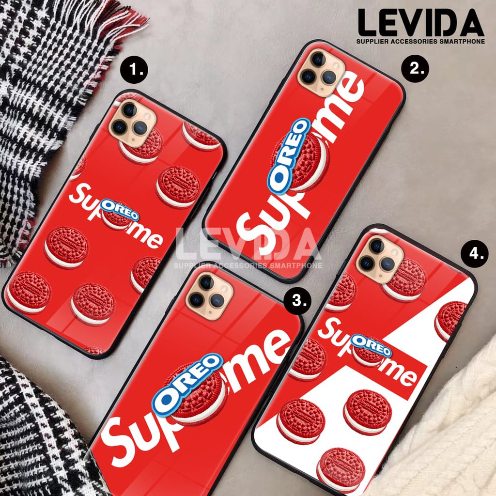 Casing Case Oreo Supreme Iphone 7 Plus Iphone 8 Iphone 8 Plus Iphone X Premium Fuze Case Custom Case Shopee Indonesia
