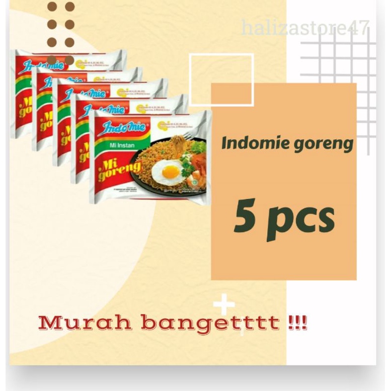 

PAKET INDOMIE GORENG 5 PCS