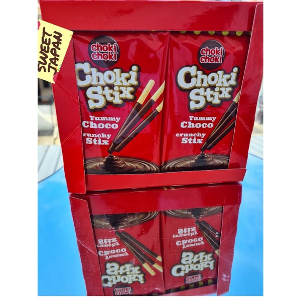 PROMO!!!!  chokichoki stik 27 gram isi 12 pcs....cokicoki...coklat enak ..jajanan coklat - coki coklat - jajananjadoel - coklat melted -cocok buat hampers ultah - istanacemilan- snack.mazter