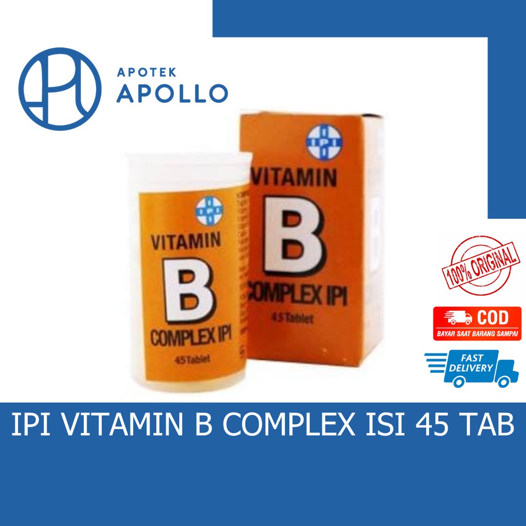 VITAMIN B KOMPLEX IPI ISI 45 TABLET