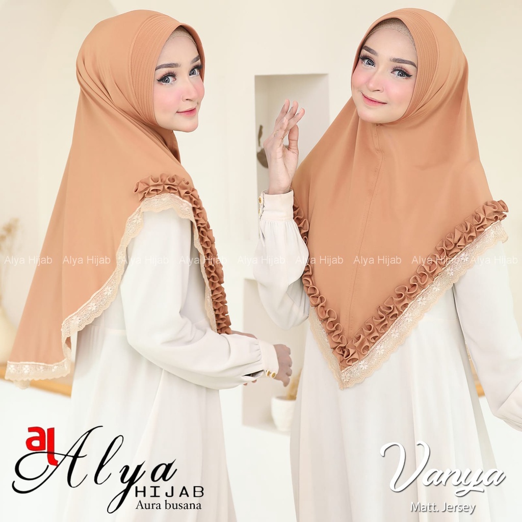 HIJAB VANYA ORIGINAL BY ALIYAH HIJAB || HIJAB INSTAN VANYA ORI ALYAH HIJAB \ HIJAB VANYA TERLARIS || HIJAB VANYA TERBARU JERSY