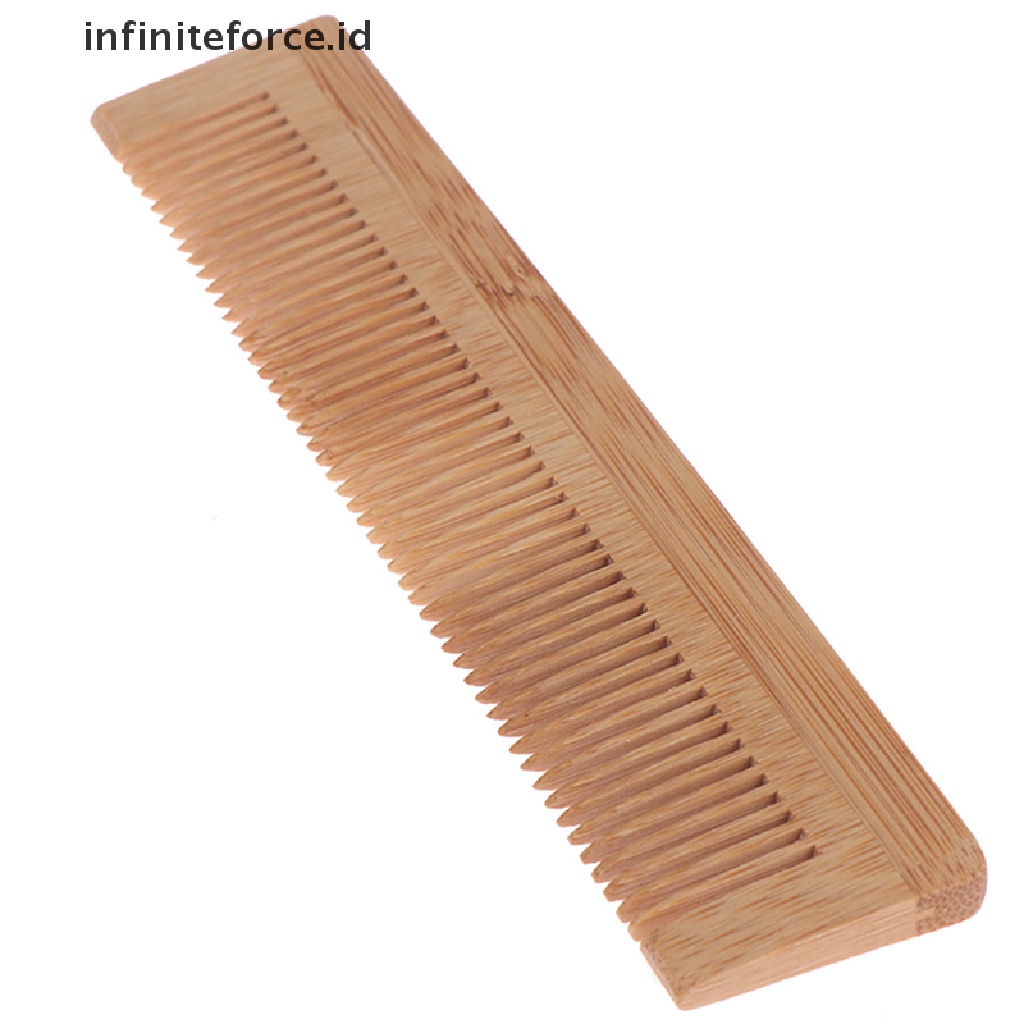 Infiniteforce.id 1pc Sisir Pijat Kulit Kepala Bahan Kayu Bambu