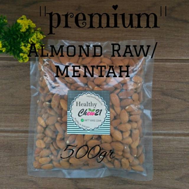 

500gr Almond mentah/Raw