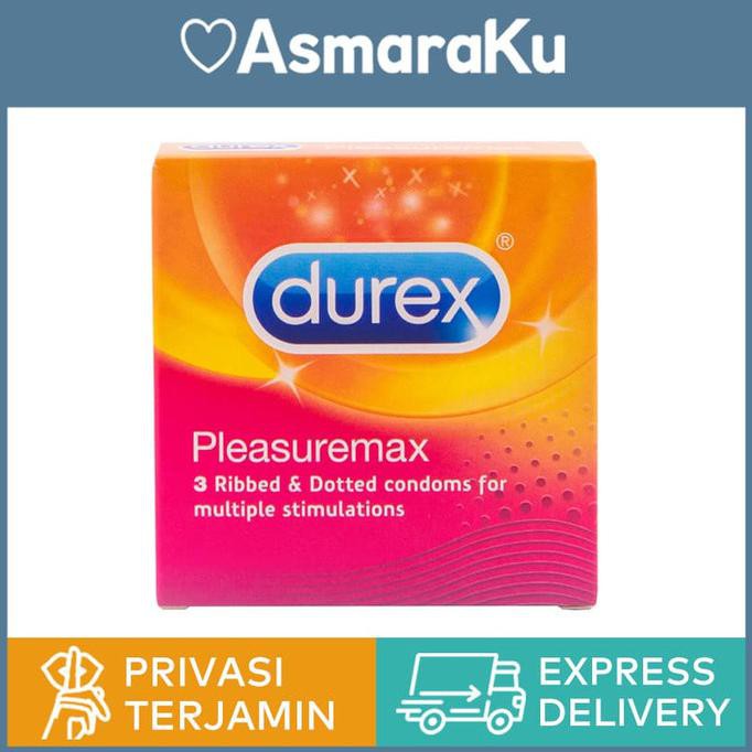 Kondom Durex Pleasuremax isi 3 Pcs - Kondom Gerigi
