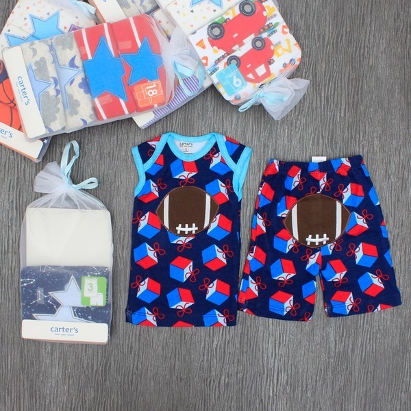 Setelan Bayi Kaos Kutung Laki Laki isi 2psg P037