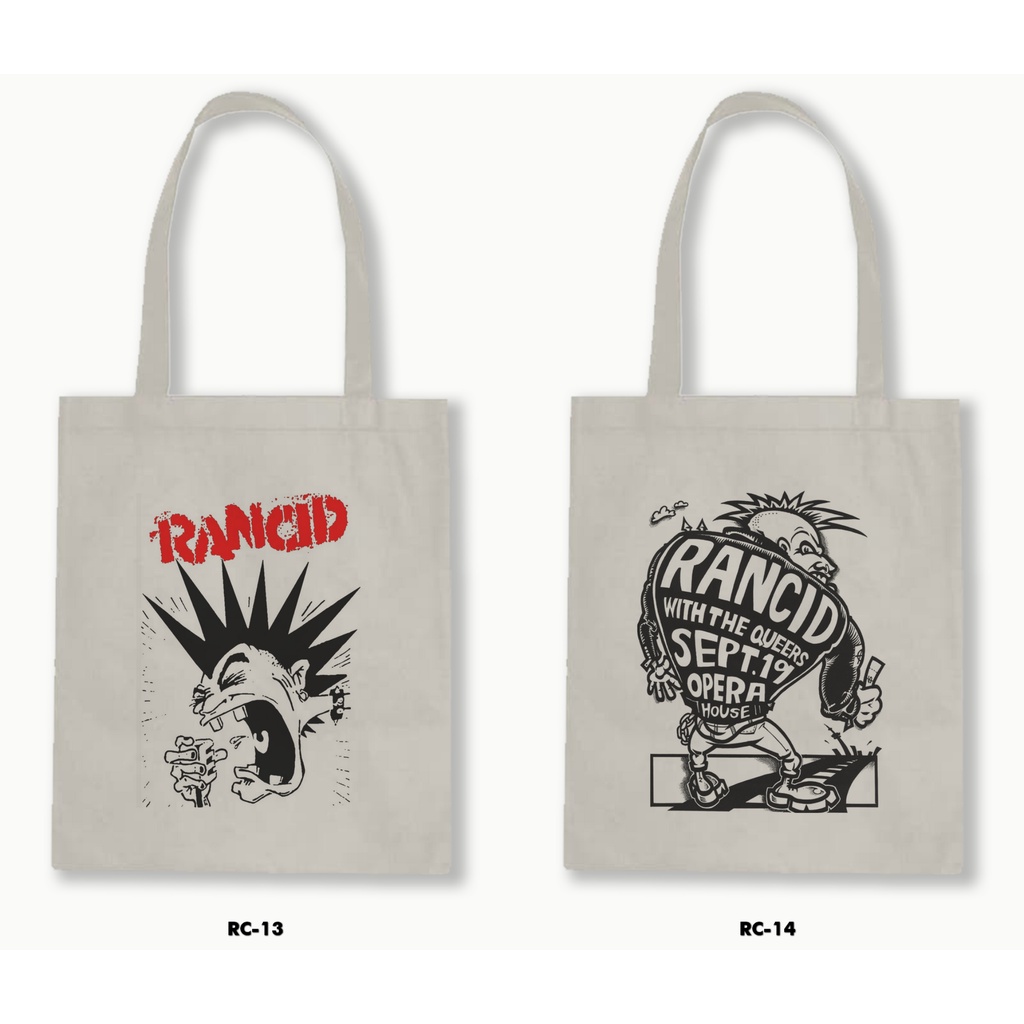 TOTE BAG BLACU - RANCID .01