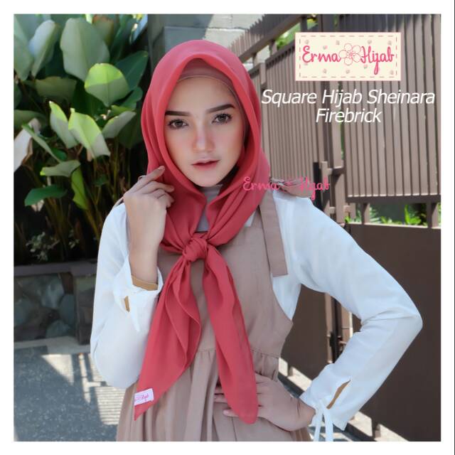 SQUARE SHEINARA HIJAB by ERMA HIJAB