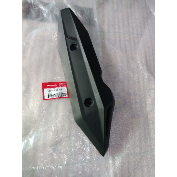 tameng knalpot tutup knalpot cover knalpot vario 150 2019 2020 asli