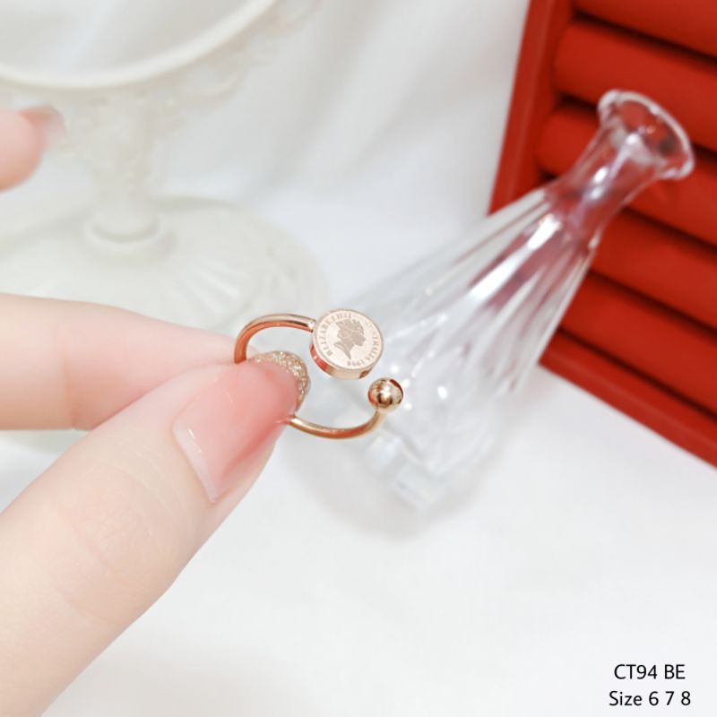 Cincin Titanium Wanita CT51-94-111 BE