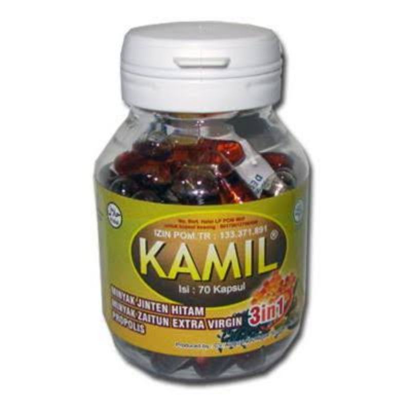 kamil 3 in 1 70 kapsul propolis zaitun jinten hitam