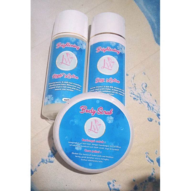 stok terbatas LOTION PEMUTIH LW WHITENING LOTION