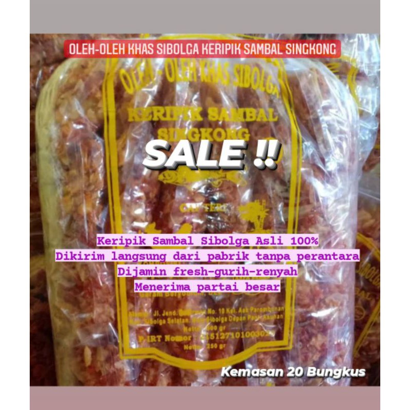 

Termurah Keripik Sibolga isi 20 Pcs Enak |Harga Reseller |Langsung Akun Owner