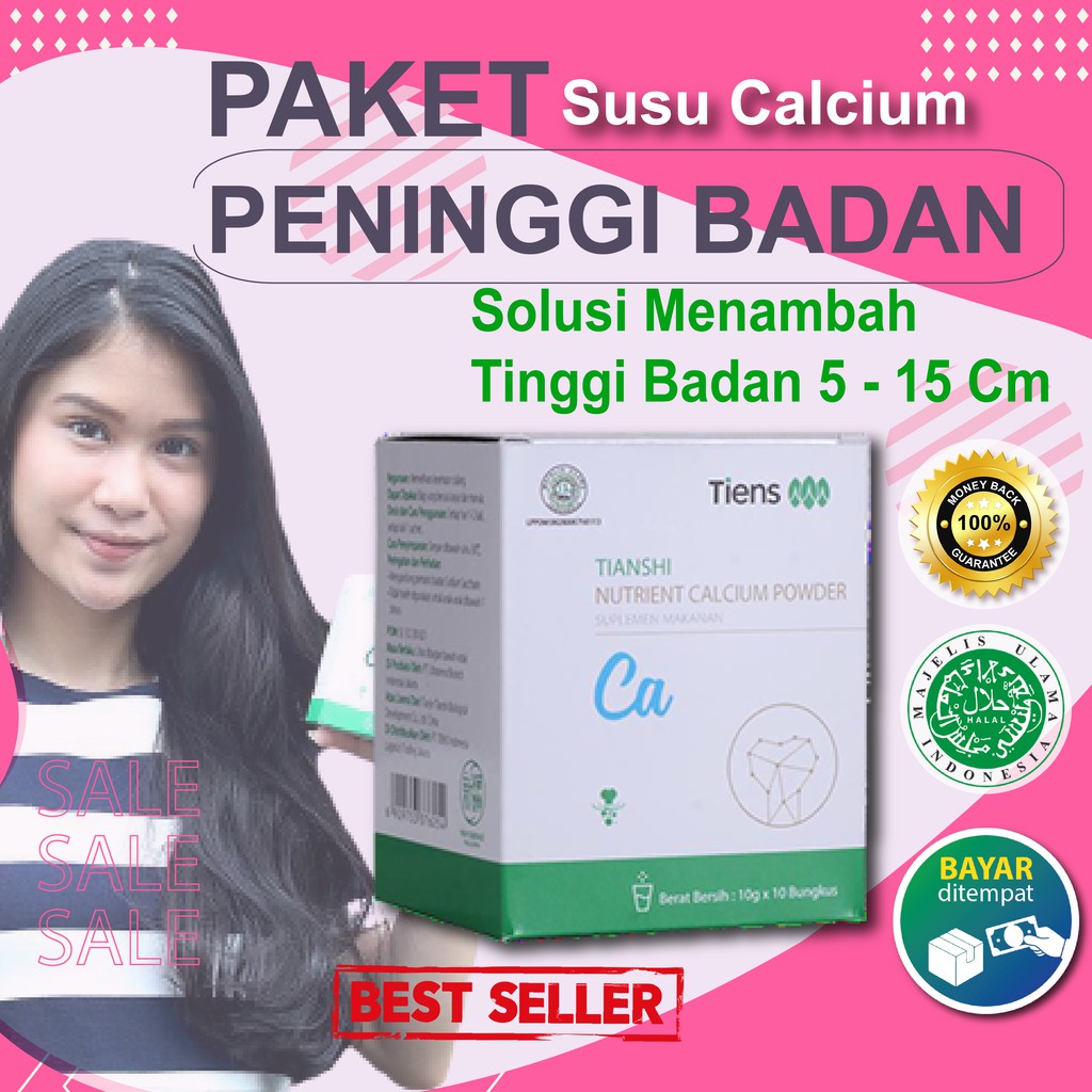 

Susu Calcium Peninggi Badan Tiens Original Ampuh Menambah Tinggi Badan Terbaik