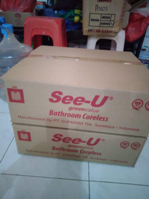 Tissue Roll / Tissue See-u / Bathroom Coreless 1dos Gojek Grab Only!