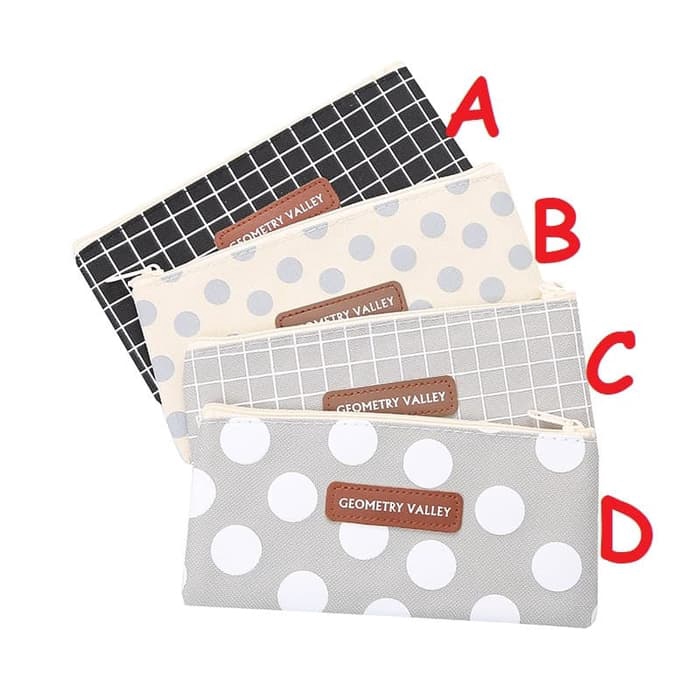 Kotak Pensil / Pencil Case Geometry Valley SK0028-5