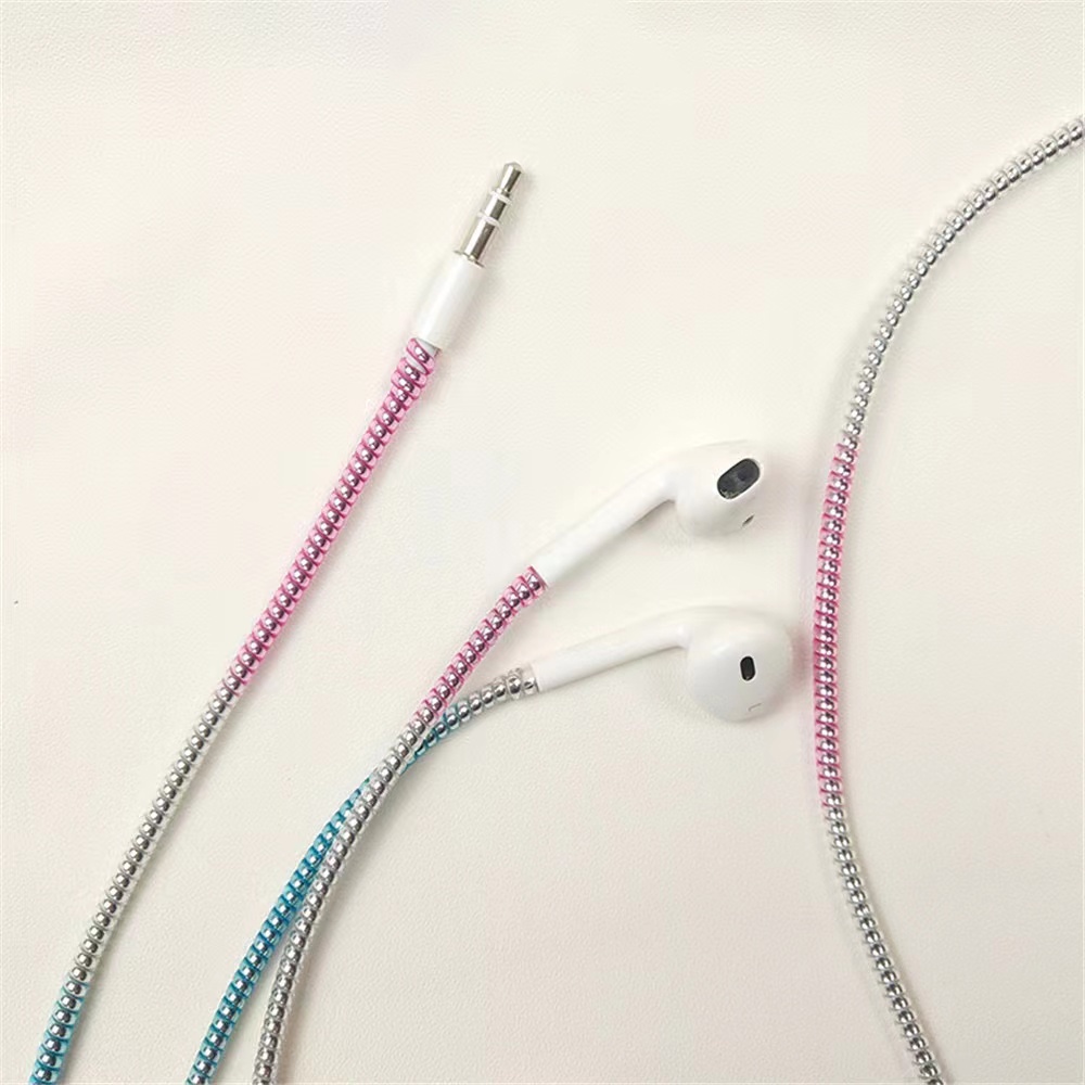 Pelindung Kabel charger / Earphone Bentuk Spiral Panjang 140cm / 55 &quot;