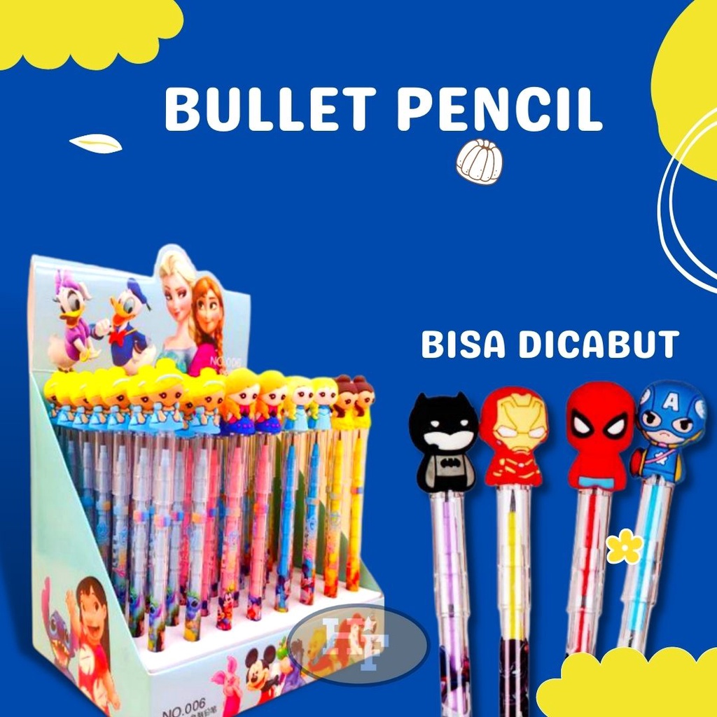 

Pensil Cabut Karakter Lucu dan Murah/Pensil Karakter/Pensil/Alat Tulis/Tulis/Pensil Tulis Karakter/Pensil Karakter Murah/Alat Tulis Karakter/Pensil Karakter Anak/Pensil Lantu/Pensil Karakter Lucu/Pensil Bongkar Pasang/Pencil/Pencil Karakter