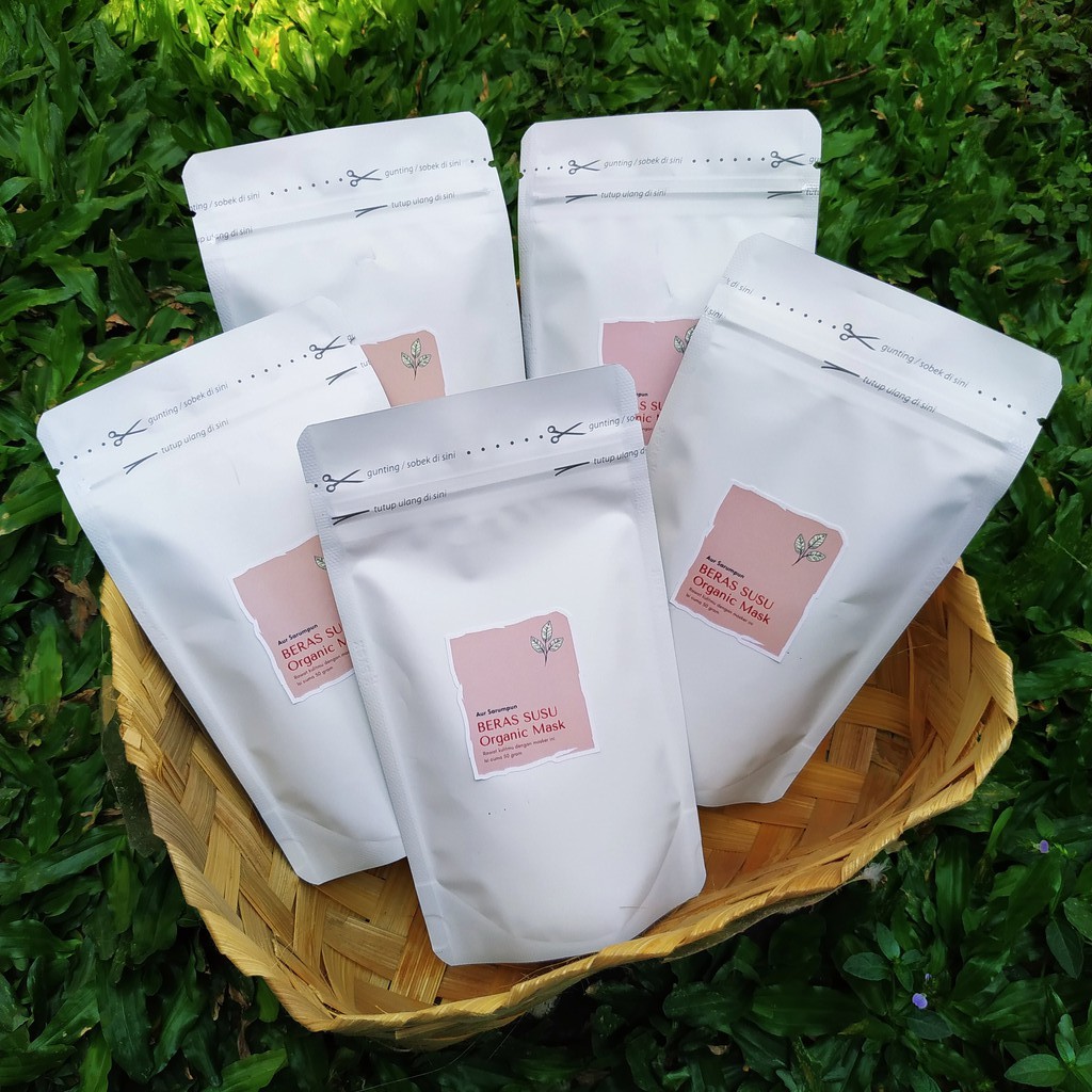 Rice Milk Organic Mask / Beras Susu Masker Organik 50 gram