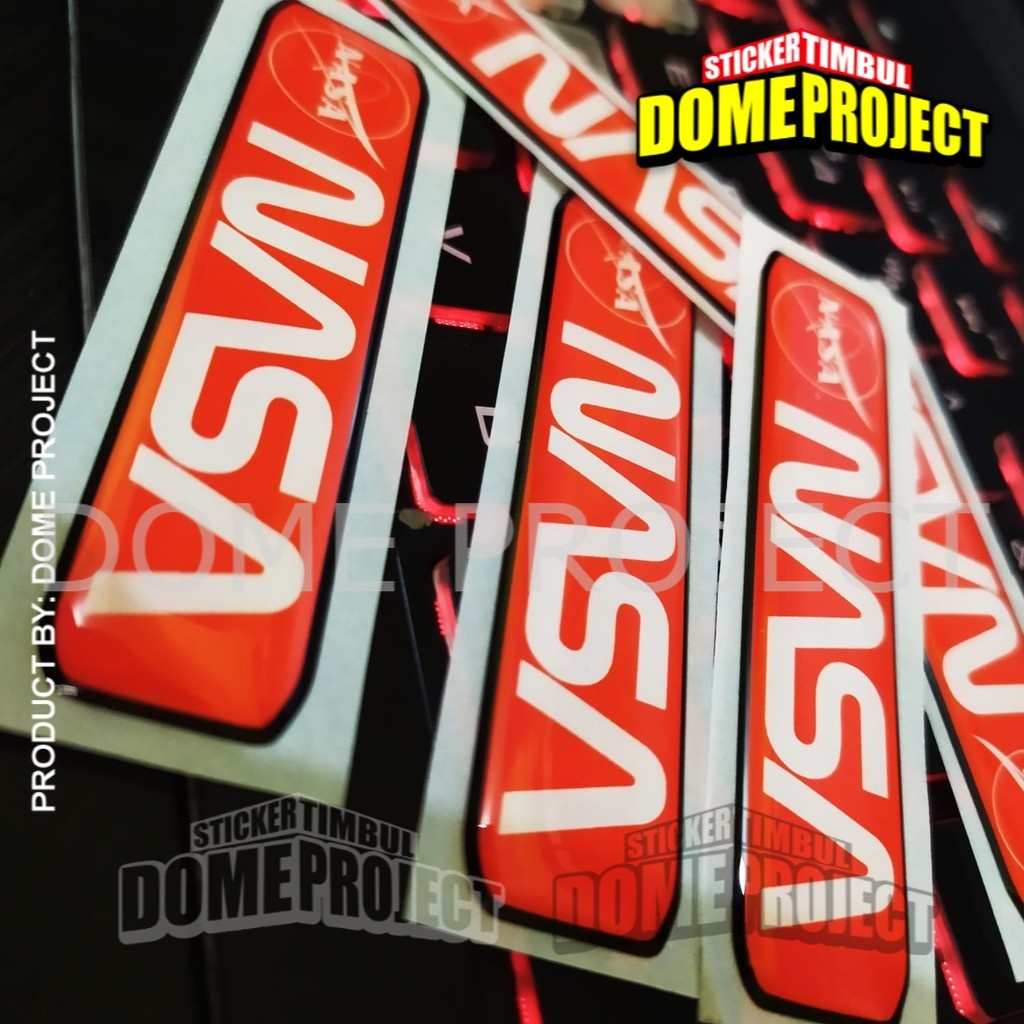 STIKER MOTOR HONDA EMBLEM TIMBUL ESP 3D LOGO NASA BOX FILTER VARIO BEAT SCOOPY PCX AKSESORIS AESTHETIC KEREN