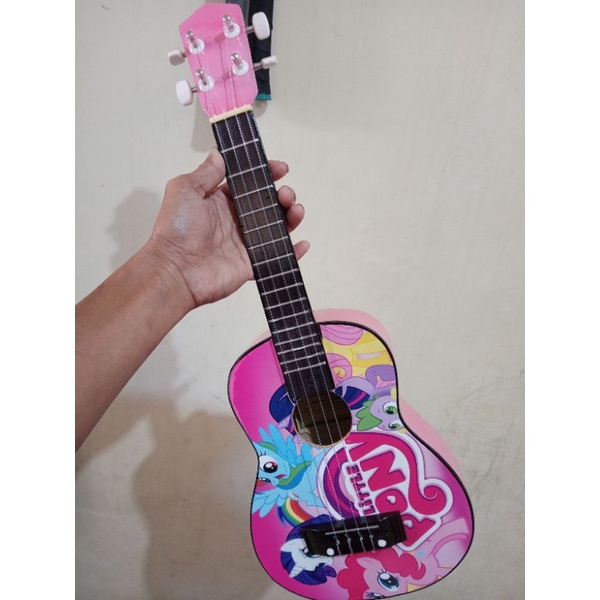 ukulele gambar spiderman/ukulele kado hadiah/gitar mini murah/kentrung senar 4 &amp; senar 3