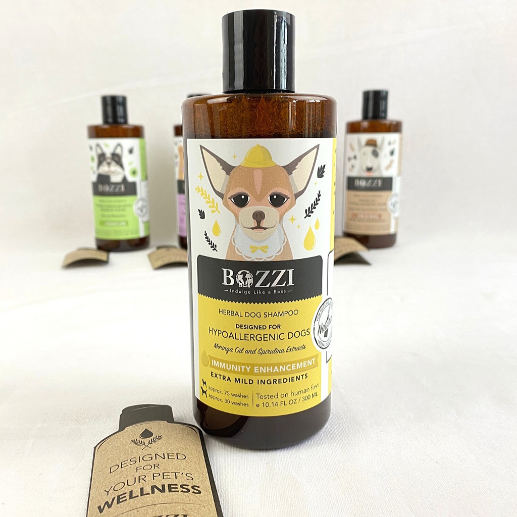

BOZZI Shampoo Anjing Herbal IMMUNITY Enhancement 300ml